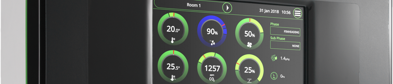 Next step in control; more ease of use for the Lumina mushroom computers